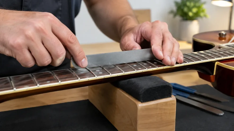 Guitar Fret Levelling Nottingham Players Can Trust