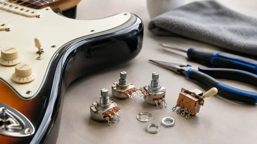 Guitar Pots and Switch Repair That Lasts